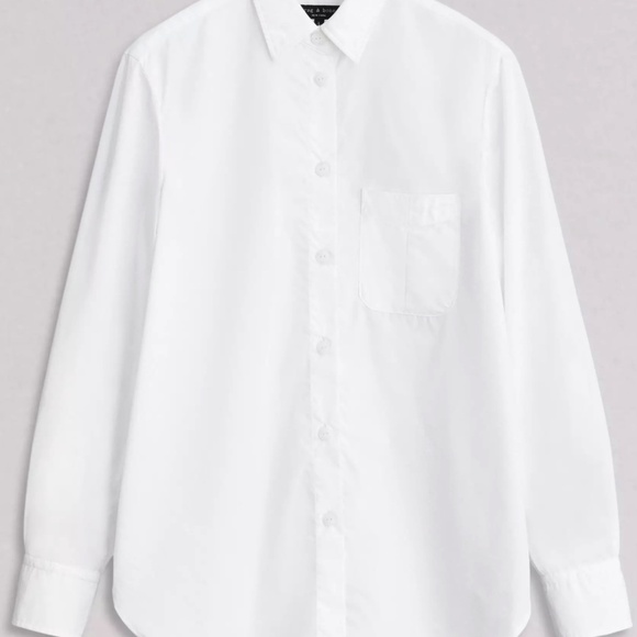 NWT Rag & Bone Maxine Button Down Shirt Size L - Picture 3 of 12